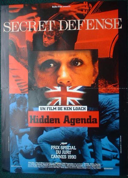 Film poster for Hidden Agenda