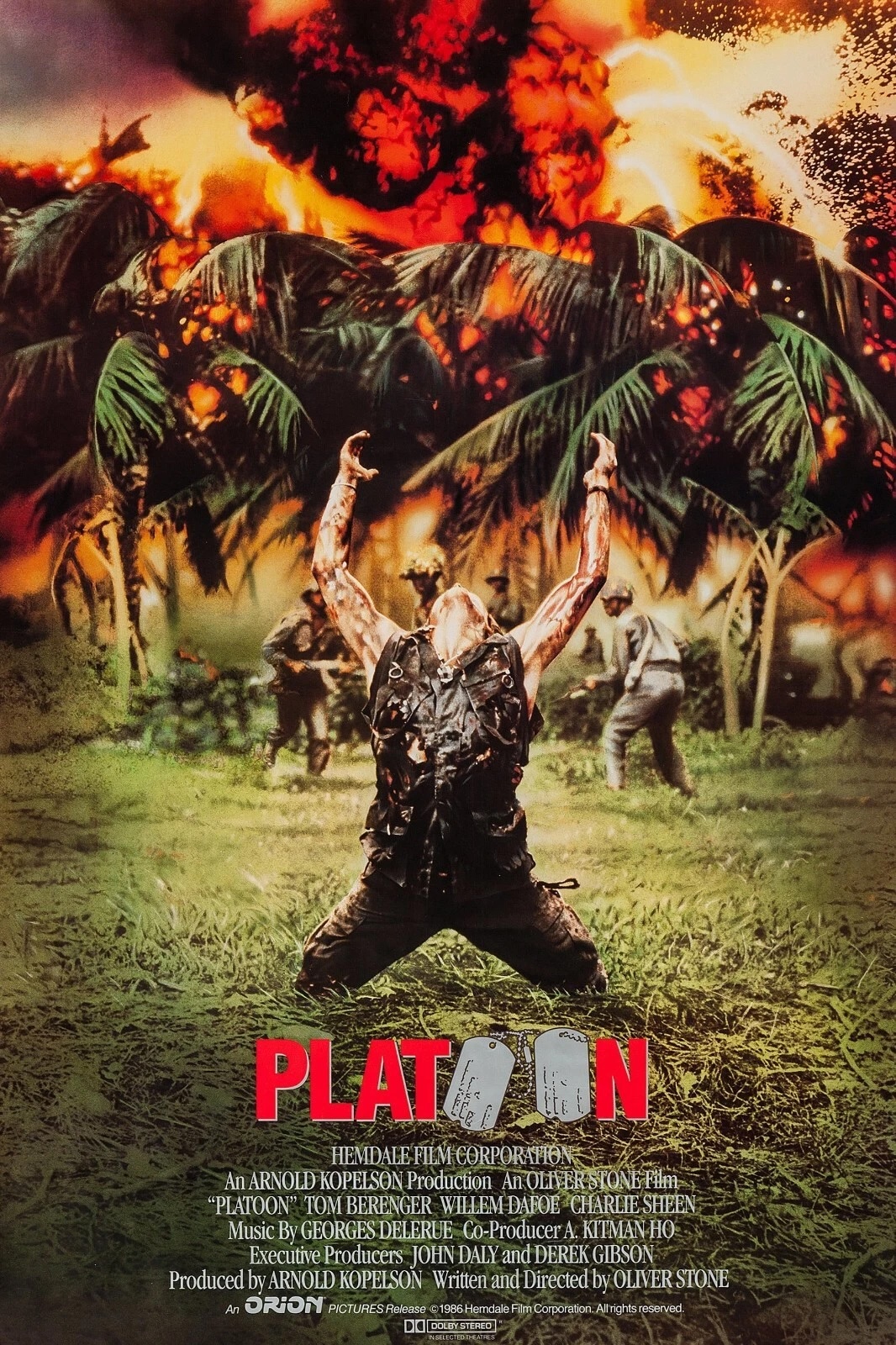 Film poster for Platoon