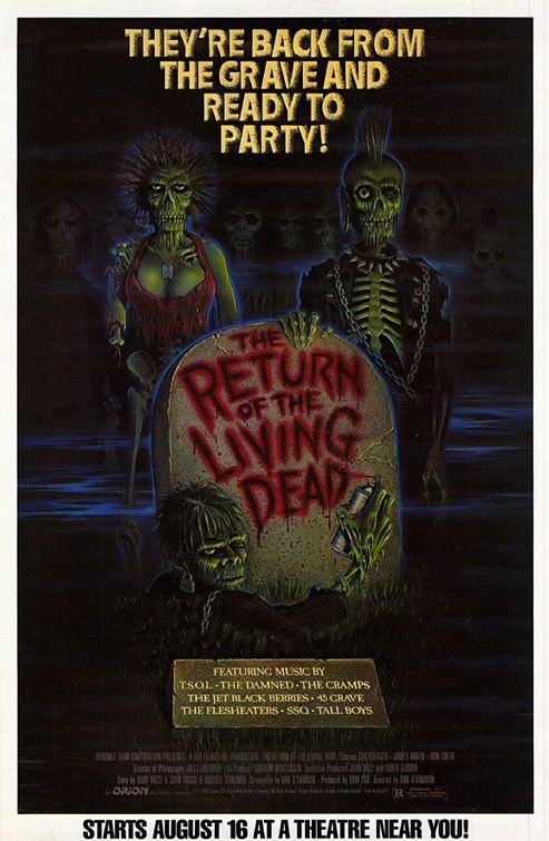 Film poster for The Return of the Living Dead